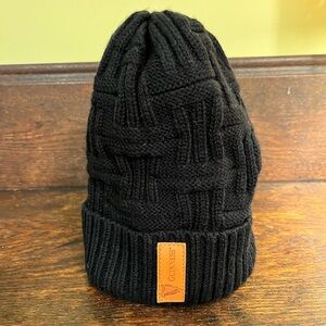 Guinness Black Woven Knit Hat
